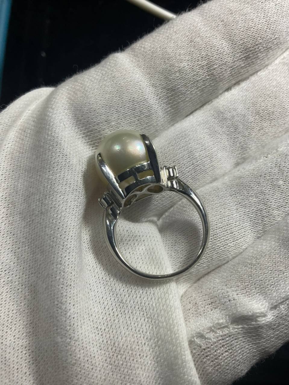 Pt850真珠リング買取実績