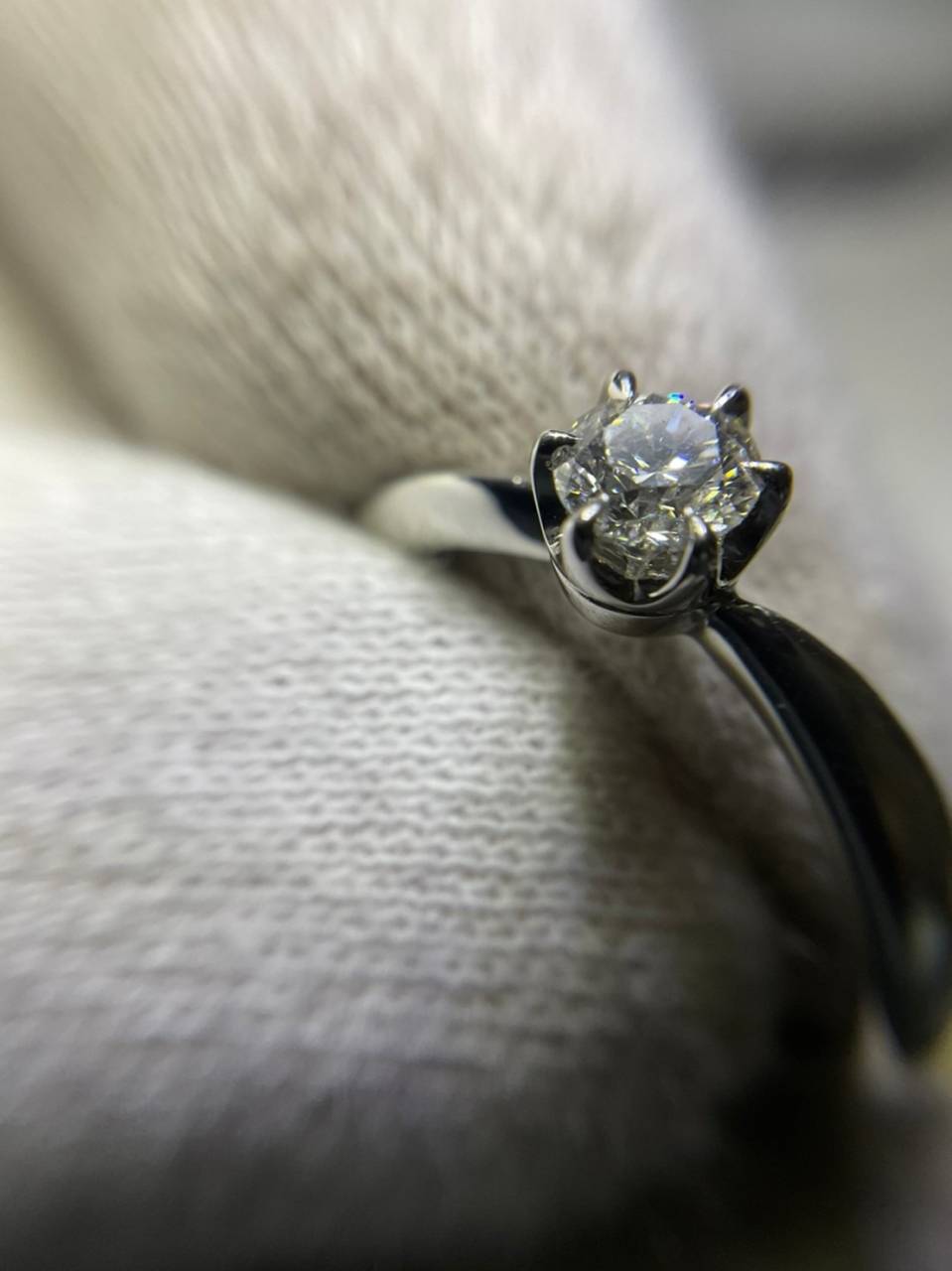 Ptダイヤモンドリング買取実績